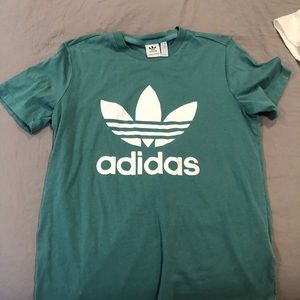 teal adidas t-shirt